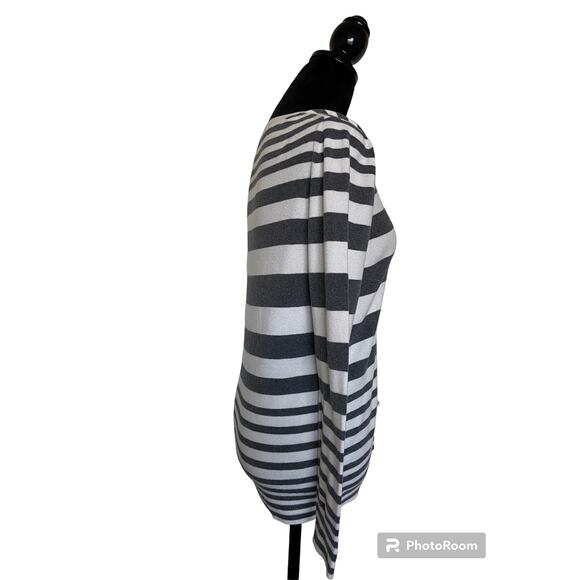Gap Striped Sweater Pullover V Neck Women's M - Picture 2 of 8